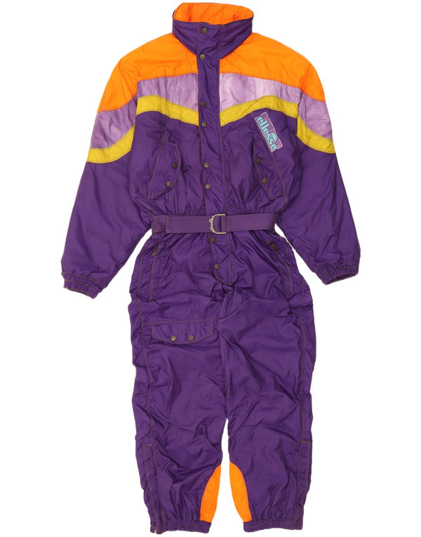 Tuta da sci da uomo con cappuccio Ellesse EU 50 Large Purple Colourblock