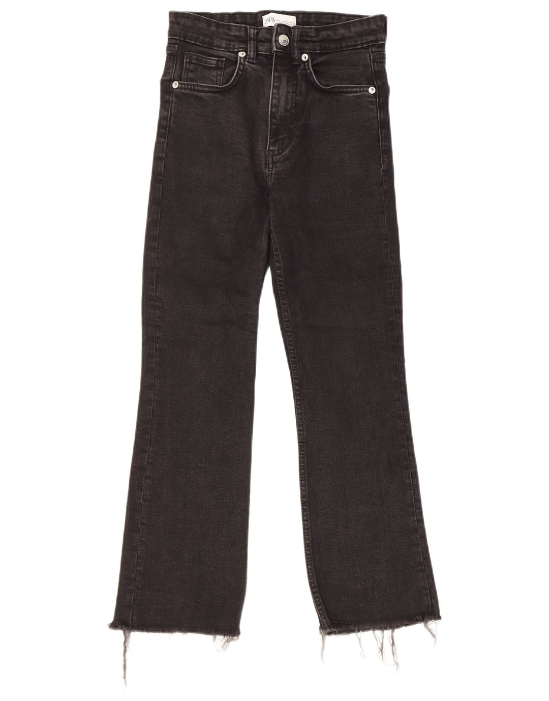 Jeans Bootcut da donna Zara EU 36 XS W26 L25 Nero