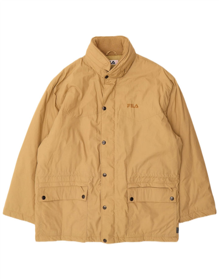 Giacca a vento da uomo Fila IT 54 2XL Poliestere beige