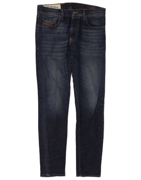 Jeans slim D-Strukt da uomo DIESEL W31 L30 cotone blu navy
