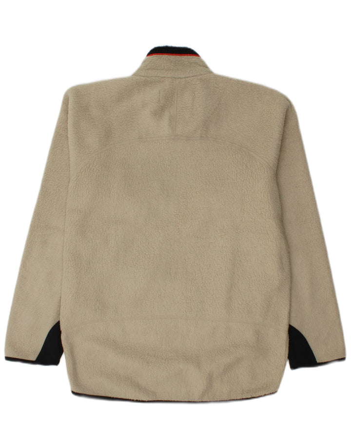 Giacca in pile da uomo FILA UK 36 Small Beige Colourblock Poliestere