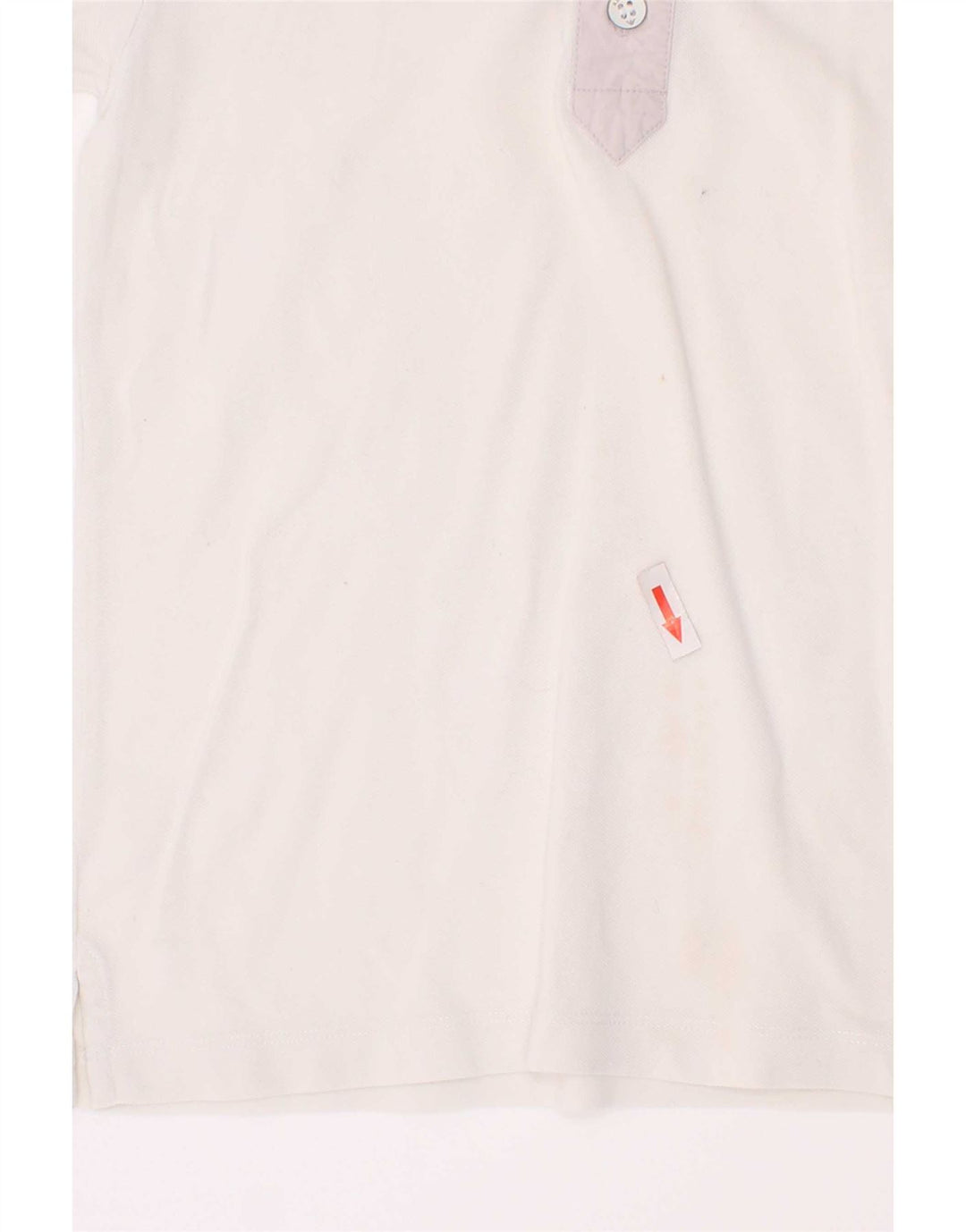 Polo Armani Junior Bambino 7-8 anni in cotone color block bianco