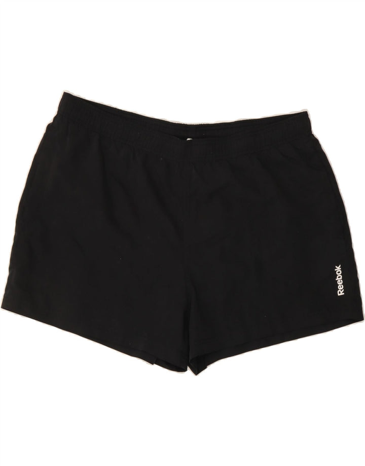 REEBOK Mens Sport Shorts XL Black Polyester Vintage Reebok and Second-Hand Reebok from Messina Hembry 
