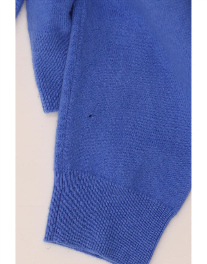 Maglione maglione girocollo da uomo Massimo Dutti XL lana blu