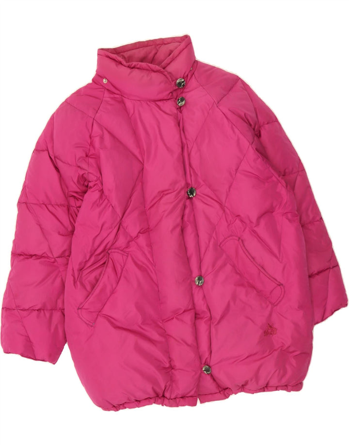 VINTAGE Womens Padded Coat IT 46 Large Pink Polyamide Vintage Vintage and Second-Hand Vintage from Messina Hembry 