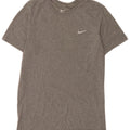 T-shirt Nike da uomo dal taglio atletico, piccola, grigia chiazzata