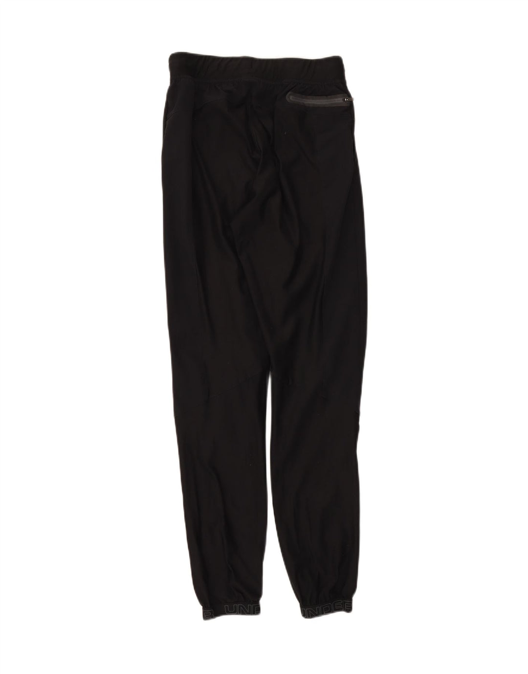 UNDER ARMOUR Mens Tracksuit Trousers Joggers Small  Black Elastane