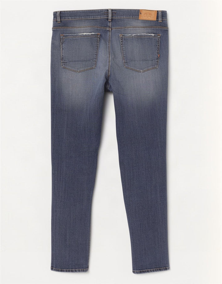 Jeans Slim Uomo Trussardi W36 L34 Blu