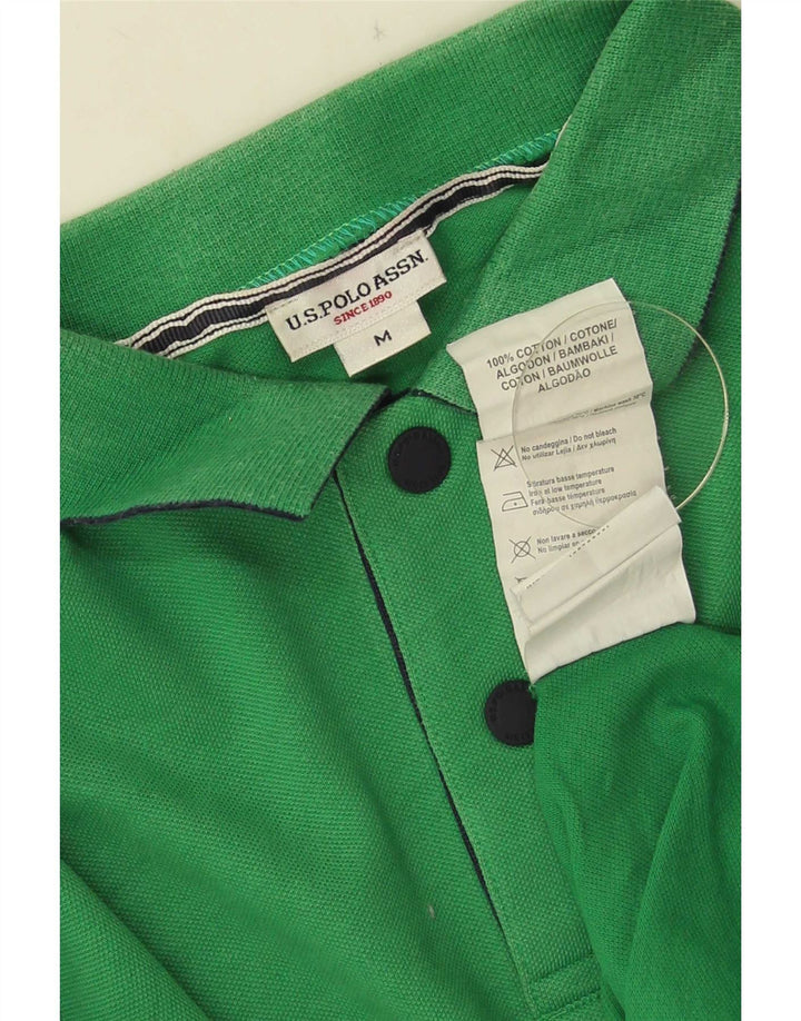 Polo Assn. Camicia grafica da uomo in cotone verde medio