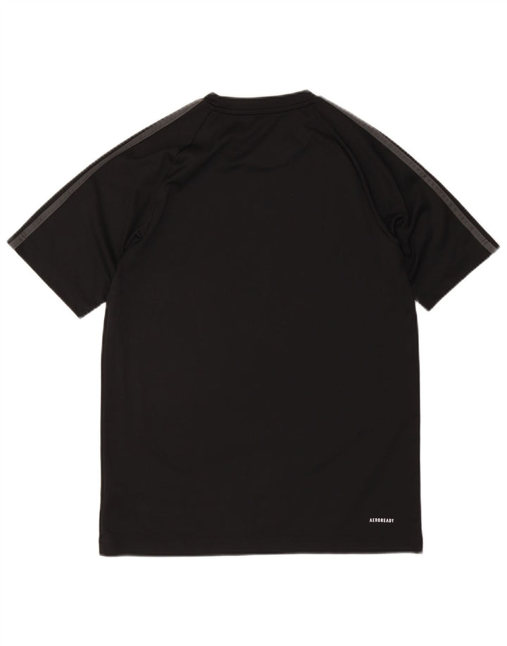 T-shirt ADIDAS da uomo Aeroready Top piccola in poliestere nero