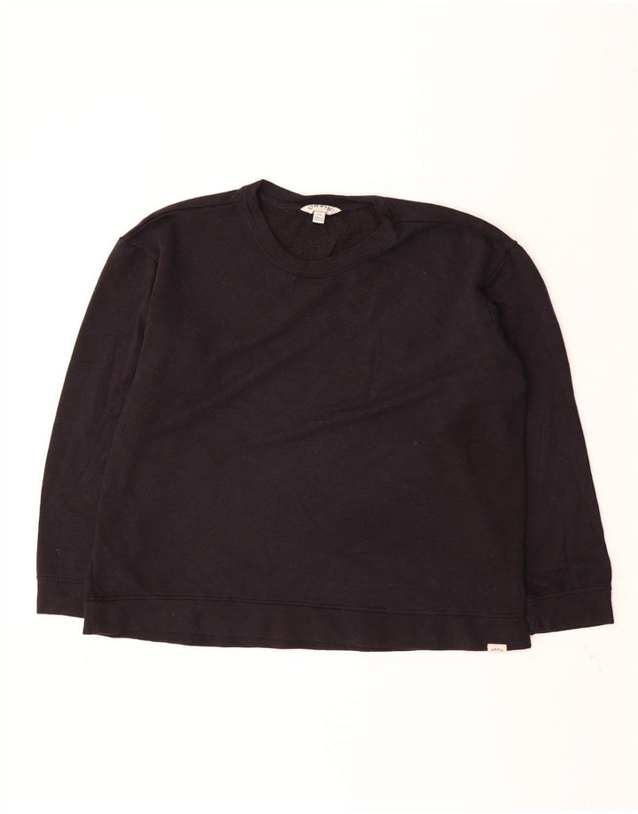 Felpa da donna ORVIS maglione UK 16 grande nero modal