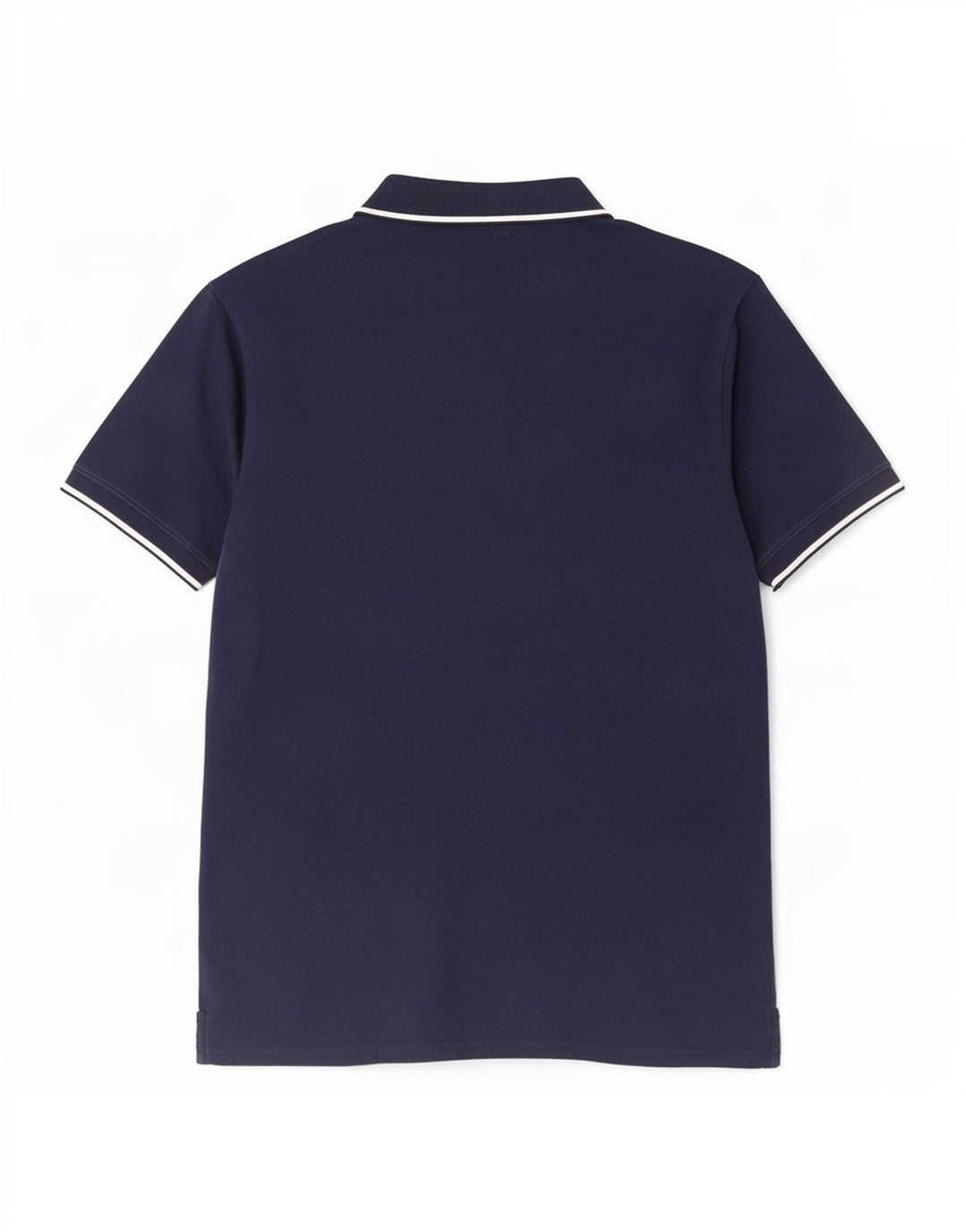 Polo da uomo Lyle & Scott a righe blu navy medie