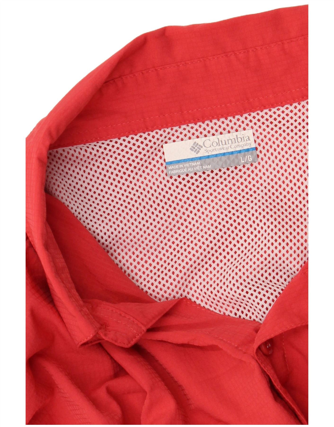 Camicia da uomo Columbia grande rossa