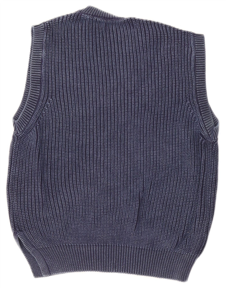 REPLAY Canottiera da donna Canotta UK 14 Cotone medio blu navy