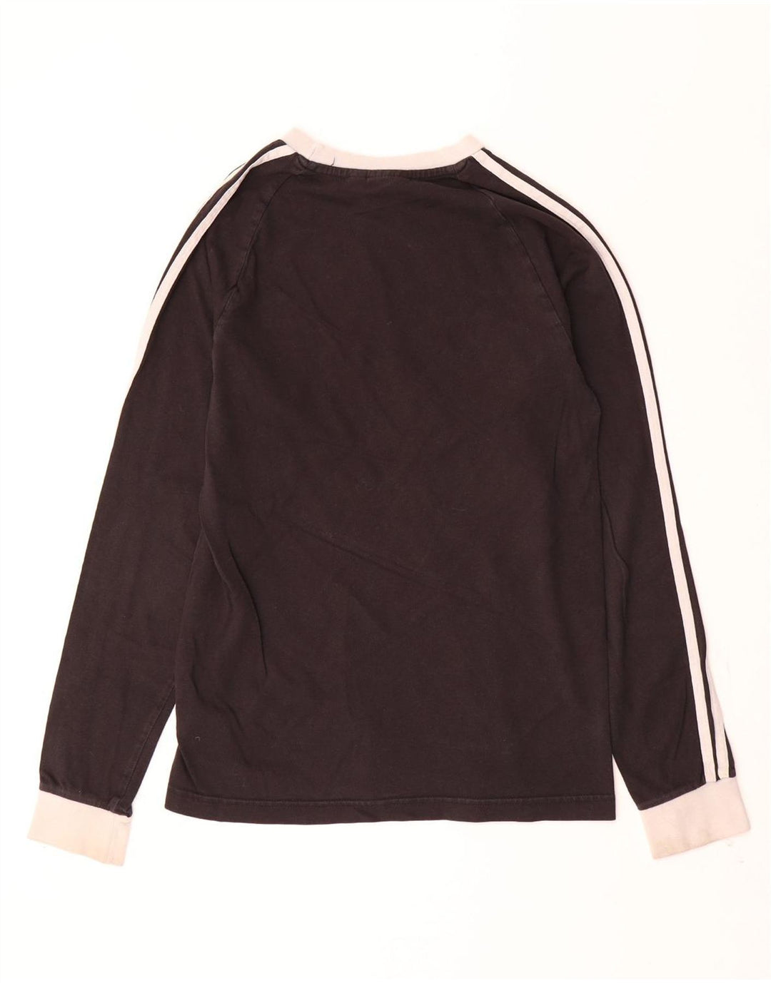 Top ADIDAS da uomo a maniche lunghe XS in cotone nero