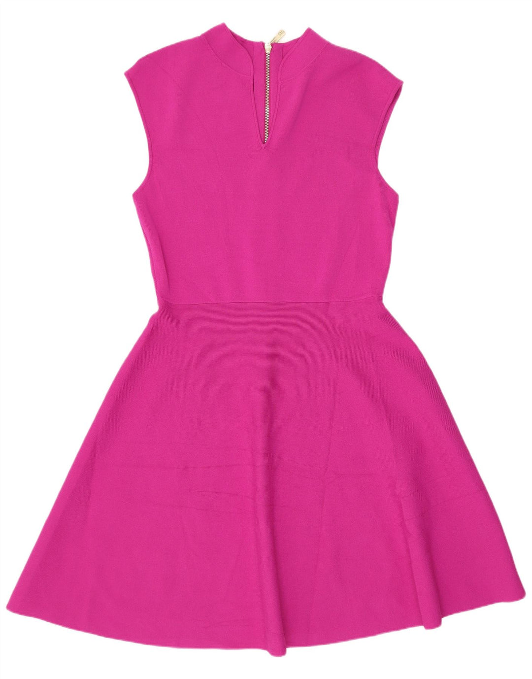 Abito a trapezio senza maniche da donna Ted Baker taglia 3 in viscosa rosa medio