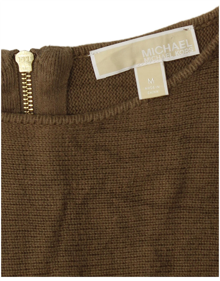 Michael Kors Donna Maglione con scollo a barca Maglione UK 14 Medio Cachi