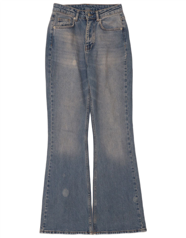 Jeans svasati da donna vintage EU 36 piccolo W25 L32 cotone blu
