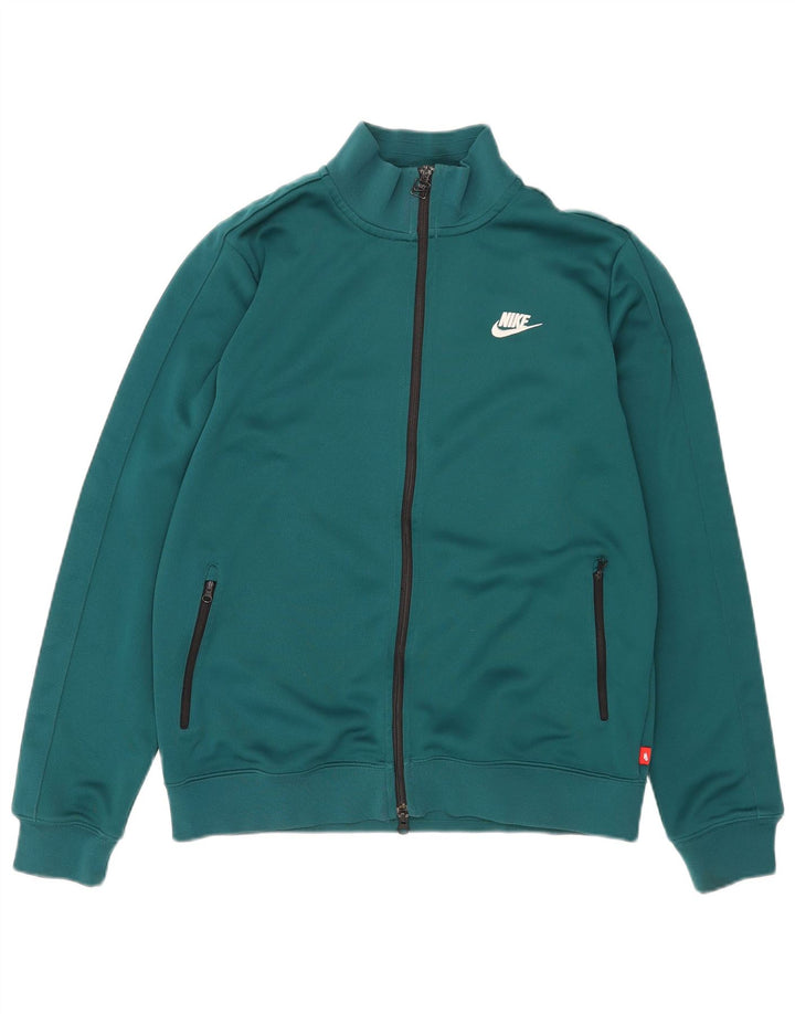 Giacca da ginnastica da uomo Nike Large verde in poliestere
