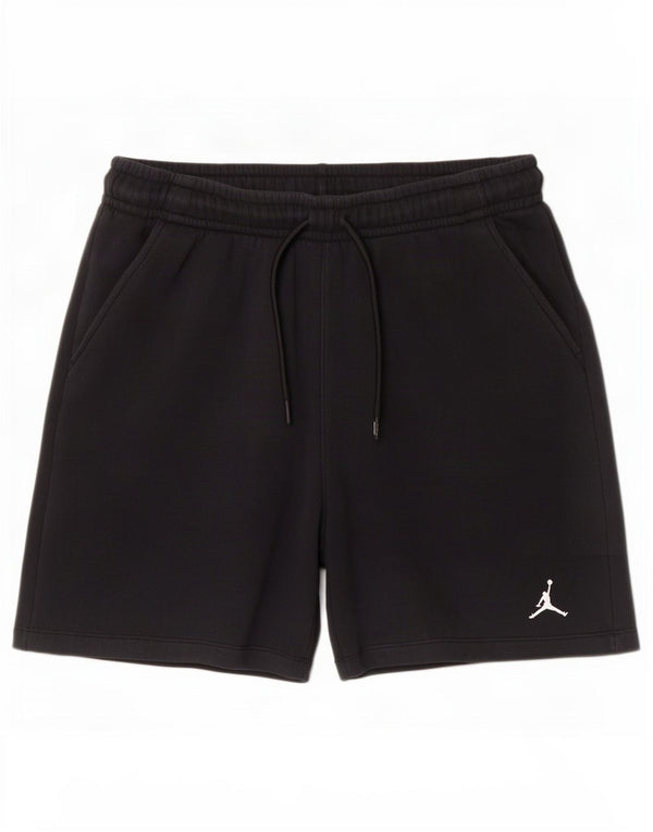 Pantaloncini sportivi Jordan da uomo, cotone medio nero
