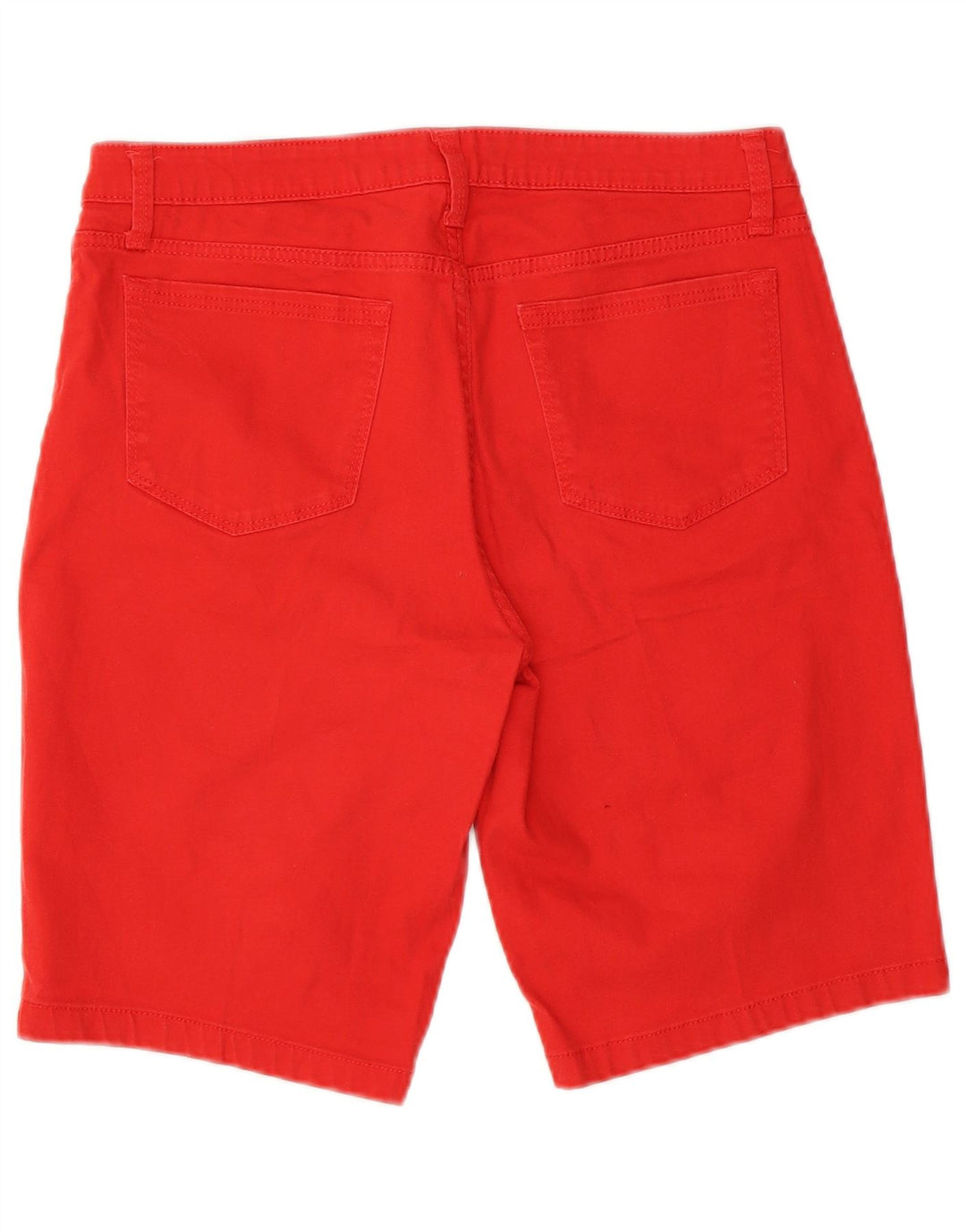 Pantaloncini Bermuda Lee Riders a vita media da donna US 12 Large W32 in cotone rosso