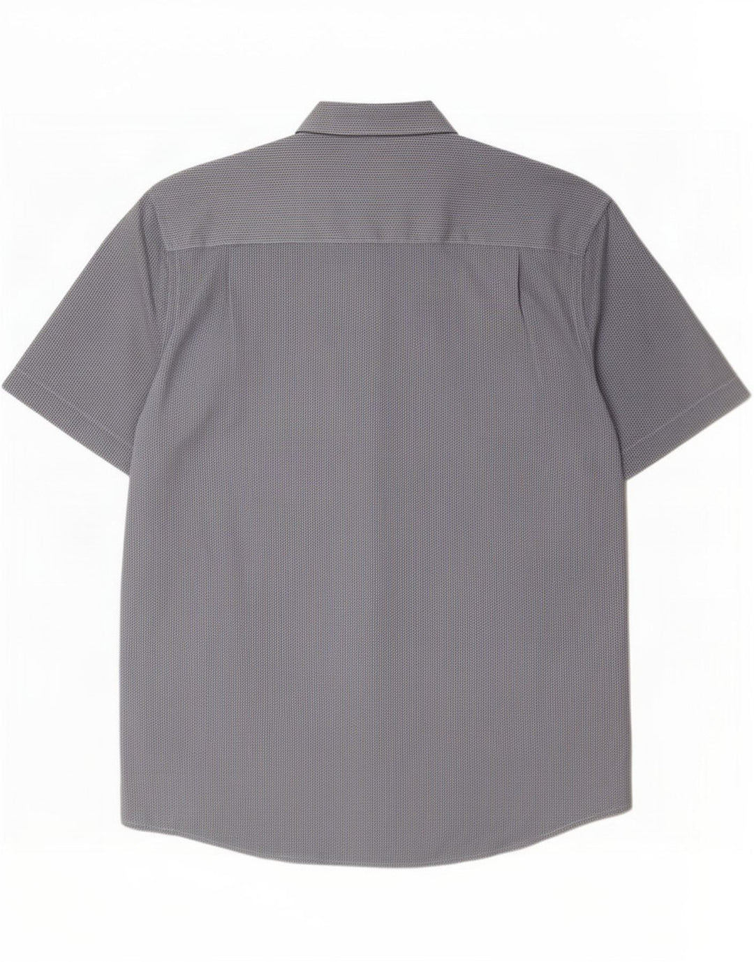 Camicia da uomo a maniche corte, vestibilità regolare, Pierre Cardin, grande, blu navy, chevron