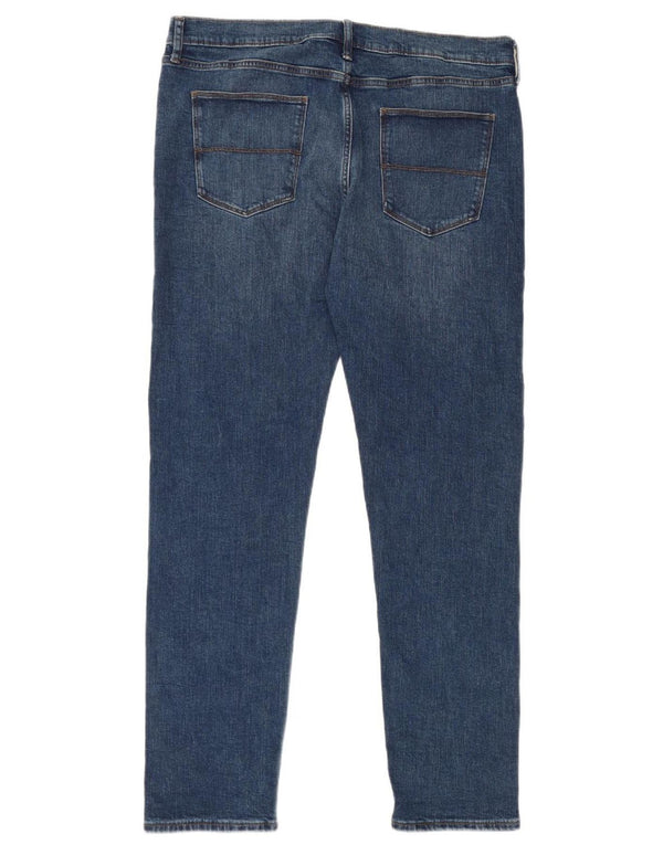 Jeans slim da uomo Marks & Spencer W36 L33 cotone blu