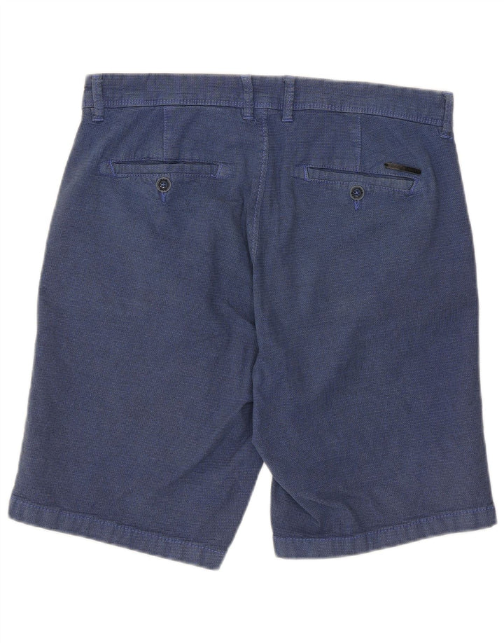 Pantaloncini chino da uomo Gas W30 cotone blu navy medio