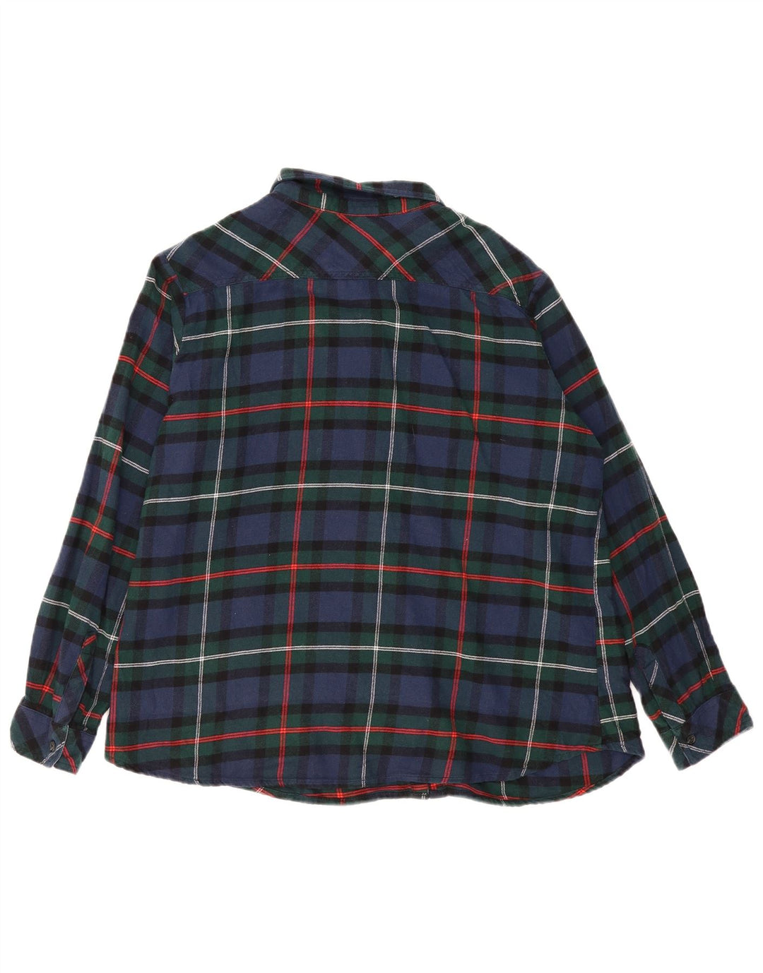 DICKIES Camicia oversize in flanella da donna UK 18 XL Blu navy a quadri