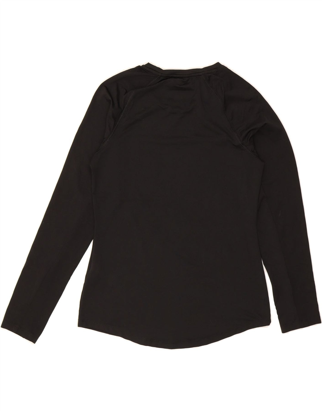 ADIDAS Womens Top Long Sleeve UK 10 Small Black Polyester Vintage Adidas and Second-Hand Adidas from Messina Hembry 