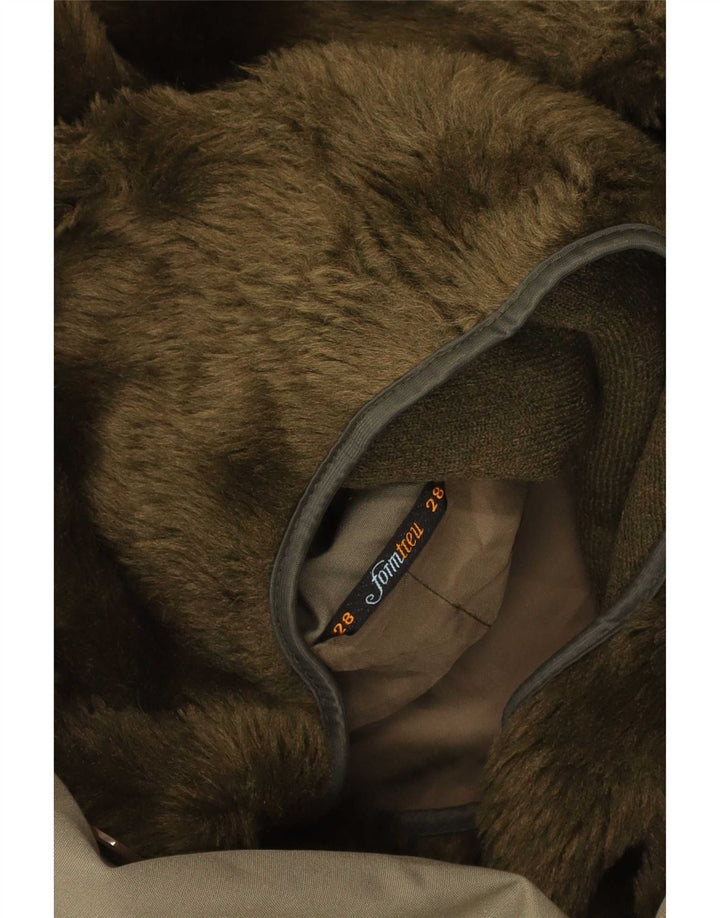 Giacca Parka con cappuccio da uomo Formtreu UK 40 Large Khaki