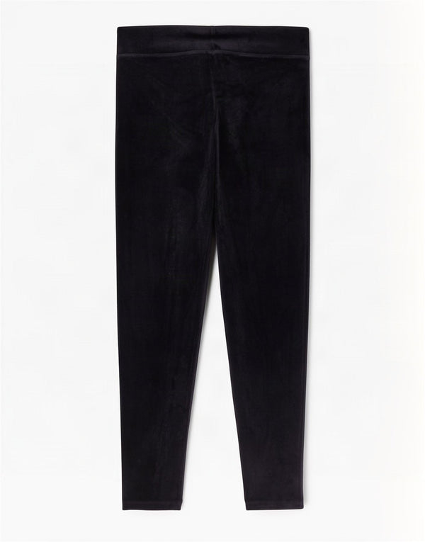 Leggings in velluto a coste da donna Marks & Spencer UK 14 cotone blu navy medio