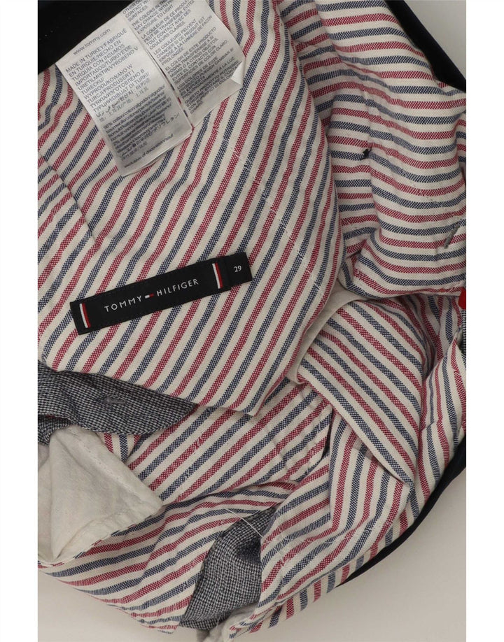Pantaloncini chino da uomo Tommy Hilfiger W29 cotone grigio medio