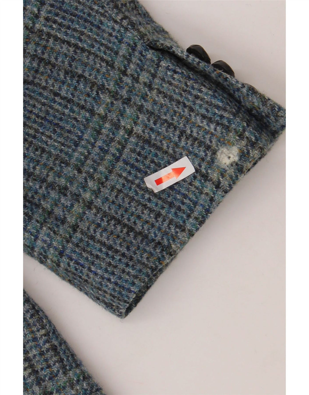 WESTBURY Giacca blazer da uomo a 3 bottoni UK 54 2XL Lana pied de poule blu