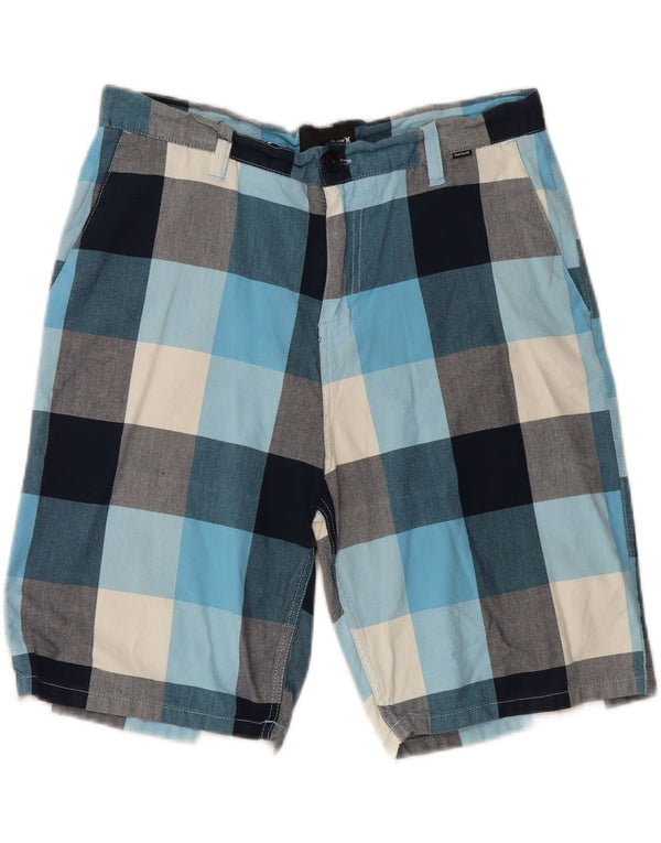 Pantaloncini chino da uomo Hurley W34 a quadri multicolori grandi