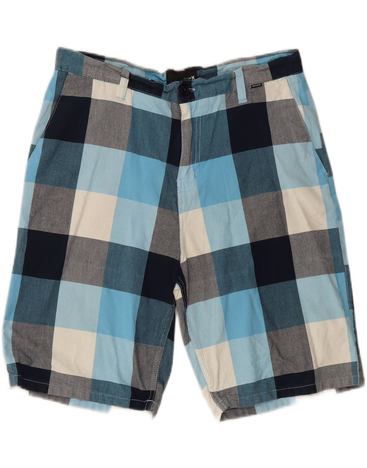 Pantaloncini chino da uomo Hurley W34 a quadri multicolori grandi