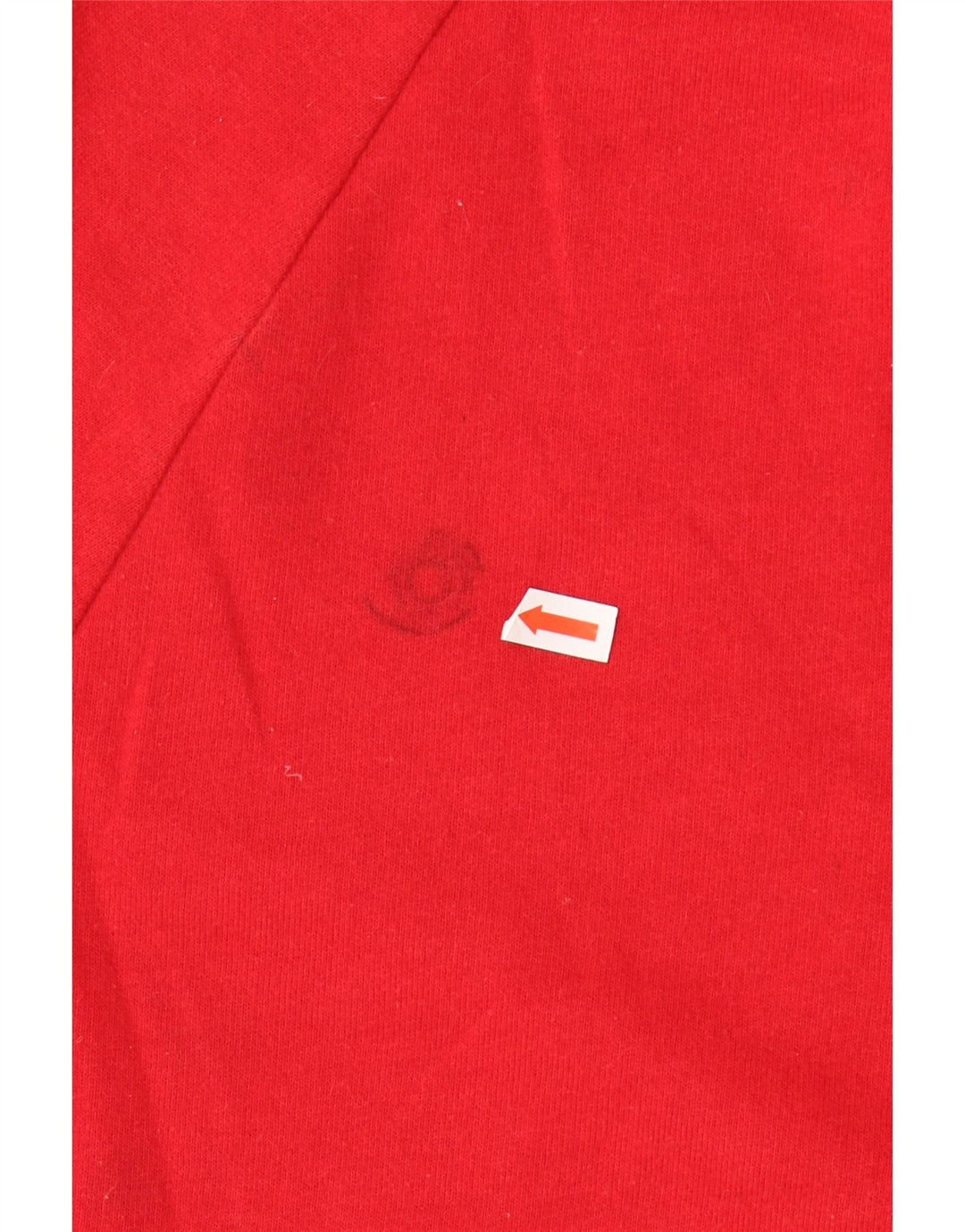 TOMMY HILFIGER Womens Graphic Sweatshirt Jumper UK 14 Medium Red Cotton