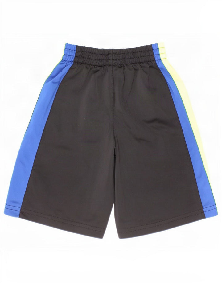 Pantaloncini sportivi Puma da bambino 4-5 anni in poliestere color block nero