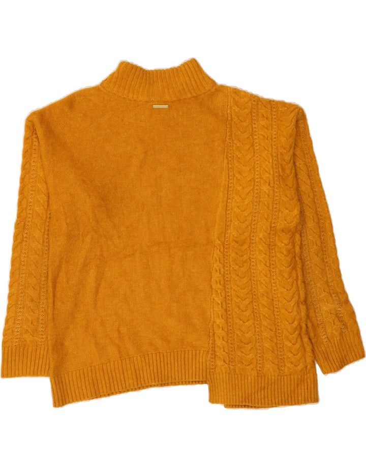 MICHAEL KORS Womens Turtle Neck Jumper Sweater UK 16 Large Yellow Vintage Michael Kors and Second-Hand Michael Kors from Messina Hembry 