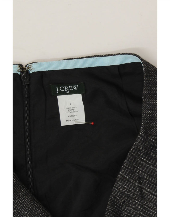 J. CREW Womens A-Line Skirt US 6 Medium W30  Grey Wool Vintage J. Crew and Second-Hand J. Crew from Messina Hembry 