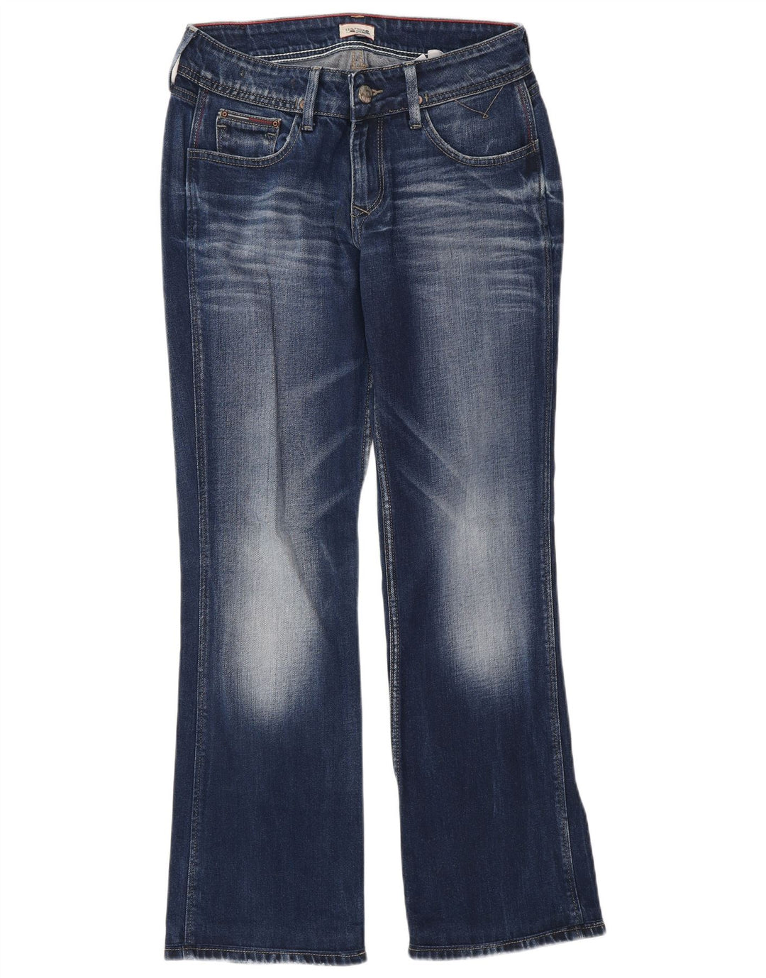 Jeans bootcut da donna Tommy Hilfiger W28 L30 cotone blu