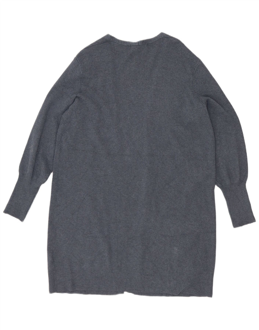 Maglione cardigan aperto lungo da donna Marks & Spencer UK 14 grande blu