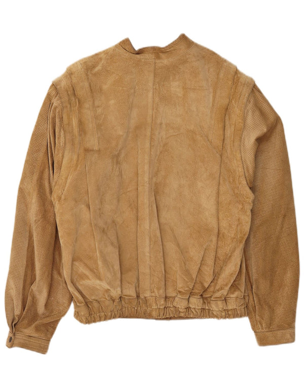 Giacca in pelle scamosciata da donna Skinni IT 48 XL Beige