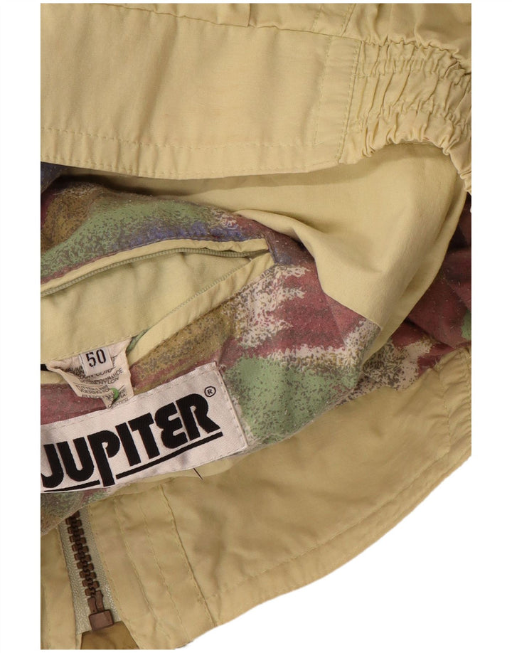 JUPITER Mens Bomber Jacket IT 50 Large Yellow Cotton