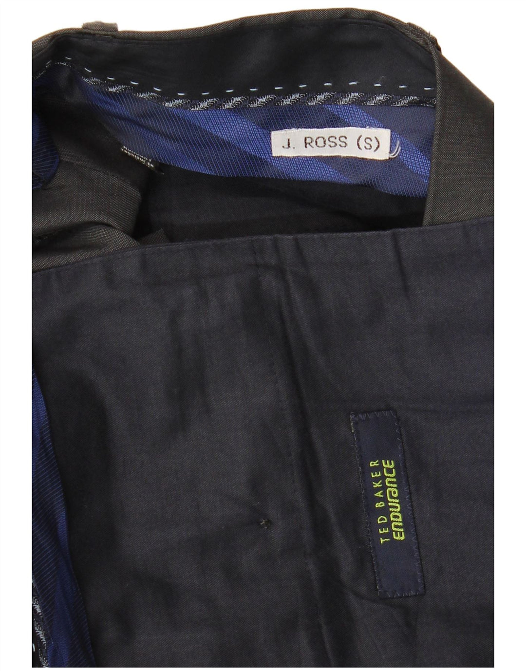 Pantaloni da abito dritti da uomo TED BAKER W34 L29 Grigi