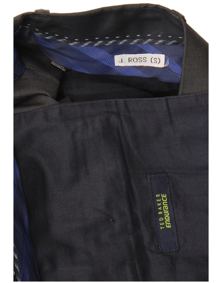 Pantaloni da abito dritti da uomo TED BAKER W34 L29 Grigi