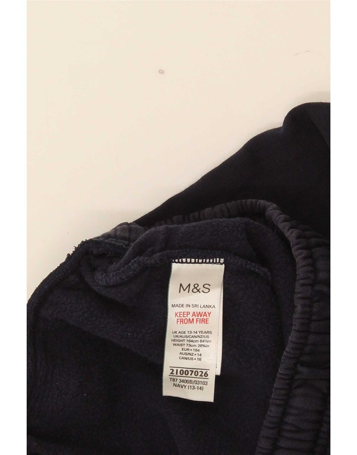 Pantaloni da tuta da ragazzo Marks & Spencer Joggers 13-14 anni Blu navy