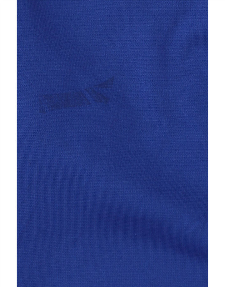 Felpa grafica Nike Therma-Fit da uomo, maglione, poliestere blu medio