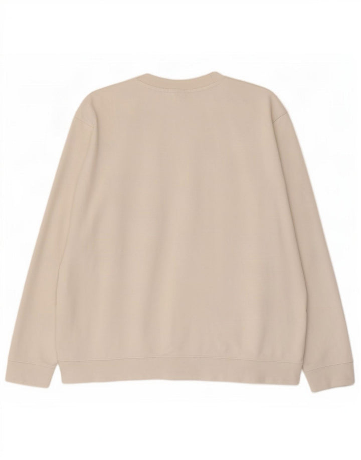 Felpa grafica da uomo Hugo Boss Maglione XL Cotone bianco
