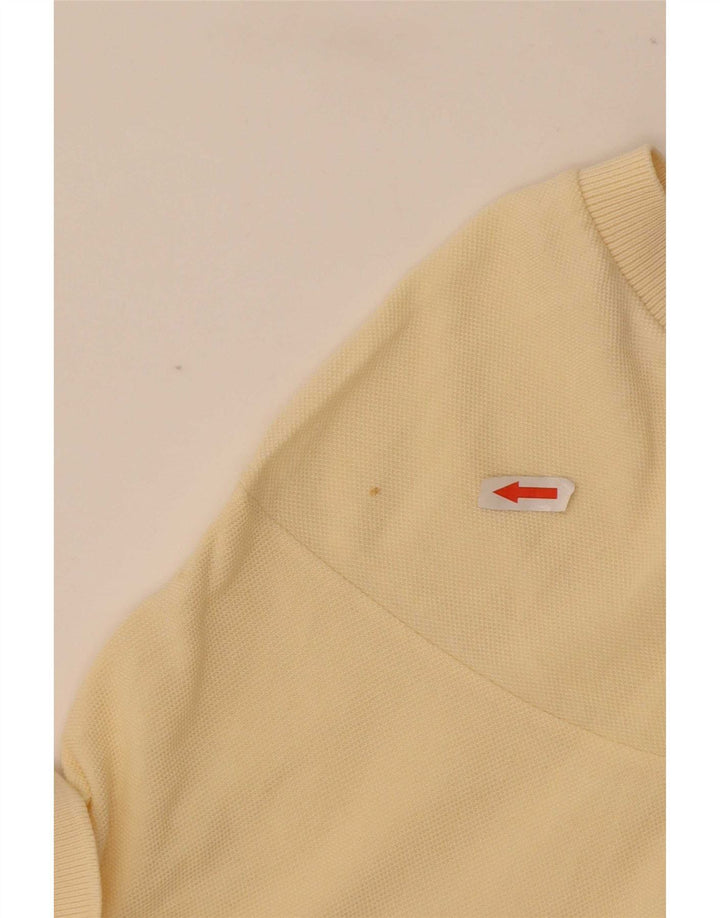 Polo da donna Lacoste taglia 38 cotone giallo medio